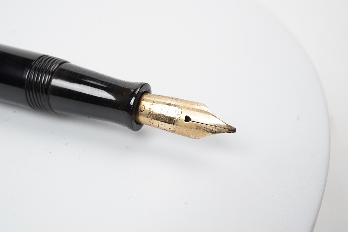 A Waterman 452 Sterling filigree fountain pen with No.2 14ct. gold nib